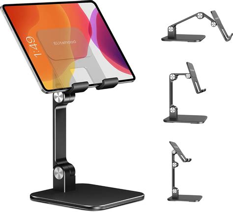 adjustable stand for ipad|elitehood Aluminum iPad Stand, Adjustable iPad Stand Holder for .